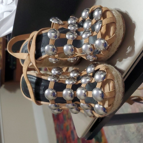 Alexander Wang Taylor Stud Wedge Sandal - Picture 6 of 8